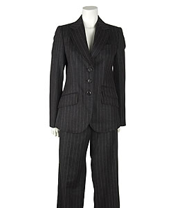 Armani Collezioni 3-button Chalk Stripe Pant Suit