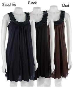 Matty M Sequined Neck Dress