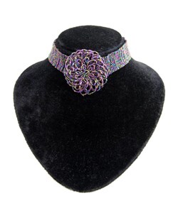 Beaded Choker and Bracelet Set (China)
