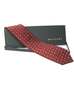 Bvlgari Passo Doppio 7-fold Silk Necktie