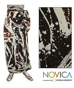 Cotton 'Art Chic' Sarong (Thailand)