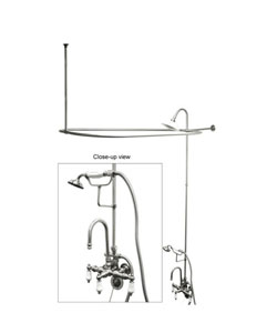 Chrome Clawfoot Tub Package