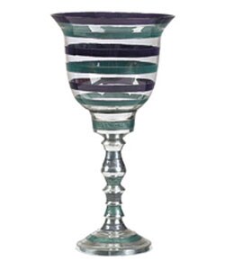Hand-painted Chimney Candle Holder (India)