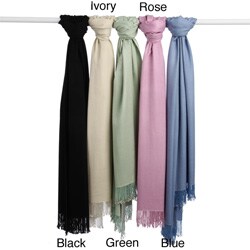 Himalaya Trading Co. Luxury Pashmina Beaded Fringe