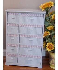 Lined 10-drawer Utility Cabinet (China)