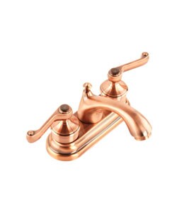Fountain Cove Centerset Bathroom Sink Faucet (Antique Copper)
