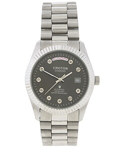 Croton Men's 'Famous Look' Diamond Automatic Watch