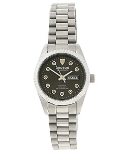 Croton 'Famous Look' Diamond Automatic Watch