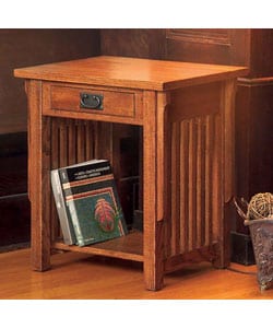 Mission Solid Oak End Table