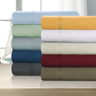 Egyptian Cotton 1200 Thread Count Solid Sheet Set