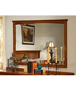 Mission Solid Oak Wall Mirror