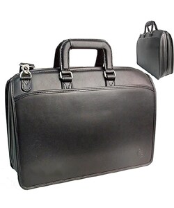 GM Cadillac Doctor's Leather Computer Briefcase