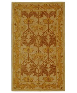 Nomadic Ivory Wool Rug (3' x 5')