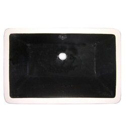 Castillo Undermount Black Lavatory Sink