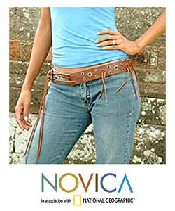 'Country' Leather Belt (Indonesia)