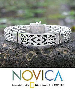 'Balinese Warrior' Men's Bracelet (Indonesia)