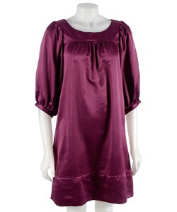 Max & Cleo Puff Sleeve Trapeze Dress