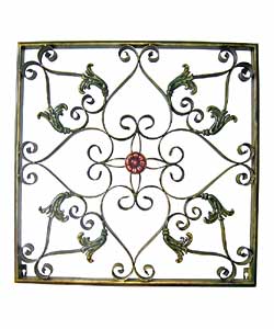 Square Metal Decorative Wall Hanging