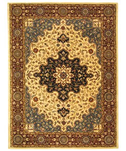Heritage Tabriz Ivory Red Rug (8'3 x 11')
