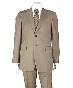 Prada Men's Tan Wool 2-button Suit