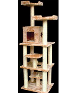78-inch Casita Cat Furniture Tree Condo online overstock coupons, overstock deals 24hrs