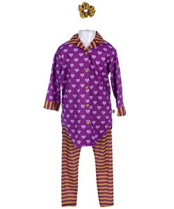 Little Miss Matched 3-piece Pajama Set