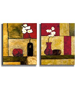 Orchid Panel by Judi Bagnato Canvas 2-piece Set