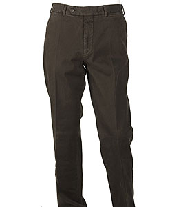 Burberry Men's Dark Brown Cotton Pants
