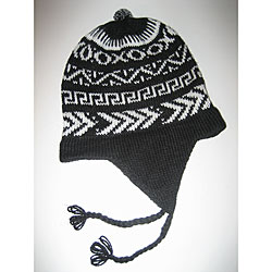 Alpaca Wool Blend Chullo Ski Hat (Peru)