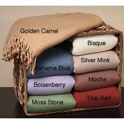 Himalaya Trading Co. Oversized Pure Cashmere Throw