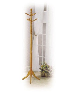 Rubber Wood Coat Rack