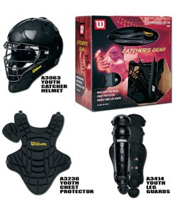 Wilson A3686 Youth (Ages 12-16) Catcher's Gear Kit