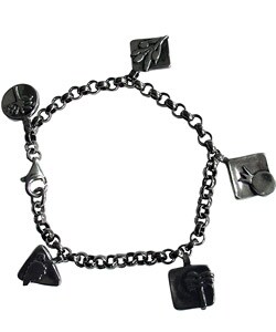 'Garden' Silver Charm Bracelet (Israel)