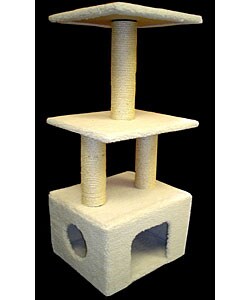 40-inch Bungalow Cat Furniture Tree Condo