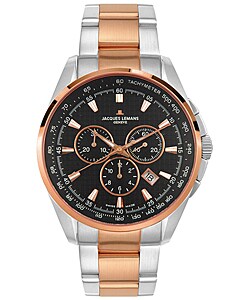 Jacques Lemans Men's Geneva Two-tone Watch