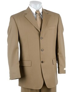 Michael Kors Men's Tan 3-button Wool Suit