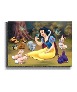 Disney - Snow White's Forest Friends Canvas Giclee Art