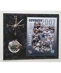 2007 Dallas Cowboys Team Picture Clock