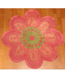 Daisy Flower Rug (3' Square)