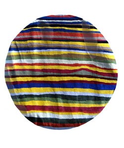 IndoTufted Hand-knotted Multi-colored  (7' x 7')