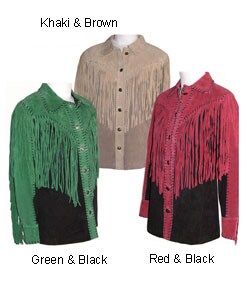 Bob Mackie Western Style Leather Jacket