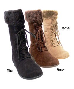 Next by Adi Microsuede Children's Mukluk Boots