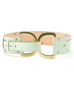 Linea Pelle Women's Double 'D' Ring Belt