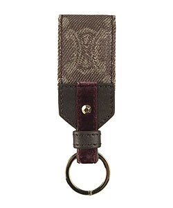 Celine Chestnut Fabric Key Holder