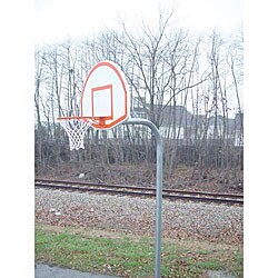 Gared 3.5-inch O.D. Gooseneck Post Basketball Hoop