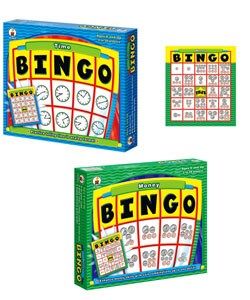 Time and Money Bingo Game Set