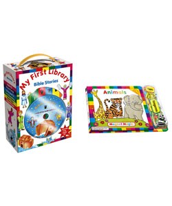 My First Library Bible Stories and Magic Animals Book Set