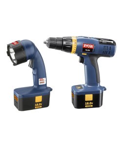Ryobi 18-volt Cordless Drill / Driver Kit (Refurbished) (Refurb)