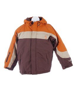 Gotcha Boy's Espresso/ Rust/ Khaki Snow Jacket