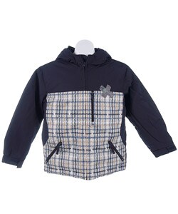 X Game's Boy's Vertical X Patch Snow Jacket (Navy)